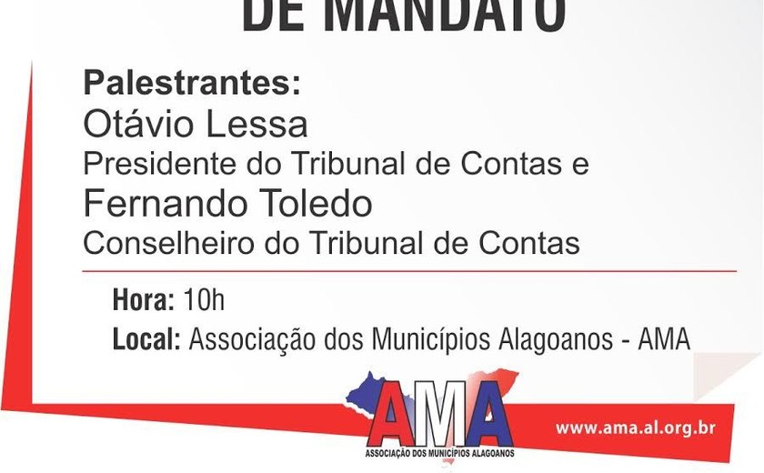 Tribunal de Contas orienta prefeitos sobre final de mandato