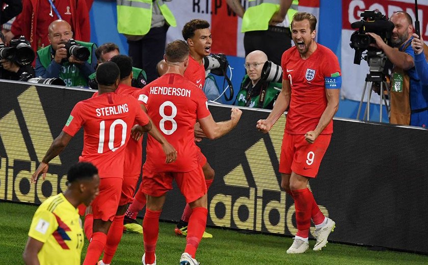 Inglaterra vence Colômbia nos pênaltis e encara a Suécia nas quartas