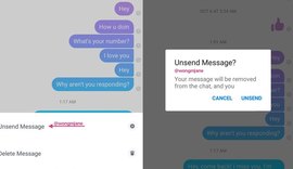 Facebook Messenger testa recurso para desfazer envio de mensagens