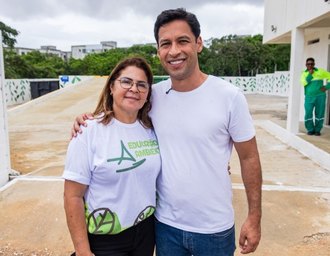 Prefeito Rodrigo Cunha entrega novo Ecoponto no Petrópolis e reforça combate ao descarte irregular em Maceió