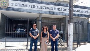 Sindpol realiza ato público contra as precárias condições na Delegacia da Mulher 2 nesta quarta (14)