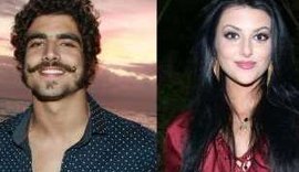 Caio Castro é flagrado aos beijos com atriz da Record