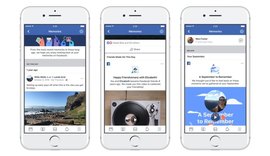 Facebook reúne todas as suas memórias em uma página