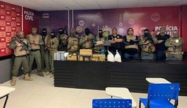 Operação integrada apreende drogas e arma de guerra no bairro Santos Dumont