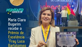 Alagoana Maria Clara Bugarim recebe prêmio internacional de excelência em contabilidade