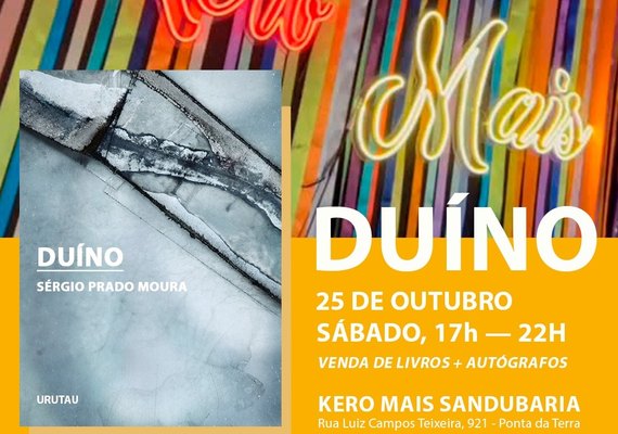 Lançamento do romance Duíno, de Sérgio Prado Moura, em Maceió