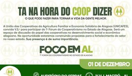 1º Fórum do Cooperativismo no Estado de Alagoas é realizado em Maceió