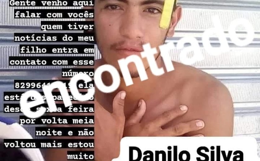 Homem que estava desaparecido em Paulo Jacinto é encontrado