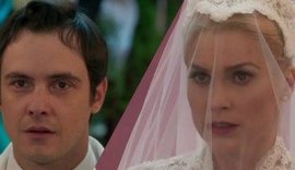 Sandra será abandonada no altar de novo: Candinho foge dela em 'Êta Mundo Bom'