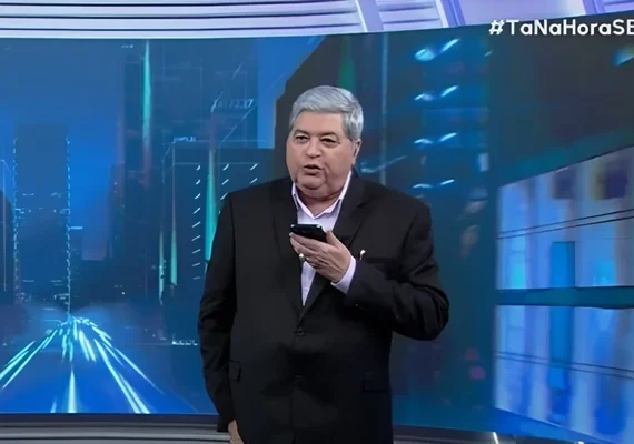 Datena faz pedido inusitado e é mandado embora do SBT