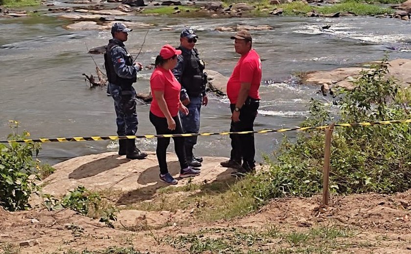 Corpo de Bombeiros e Guarda Municipal de São José da Laje localizam corpo no Rio Canhoto