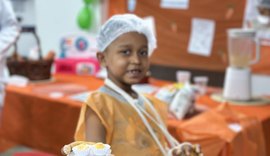 Oficina de Culinária na Pediatria do HGE ensina importância da alimentação saudável a crianças