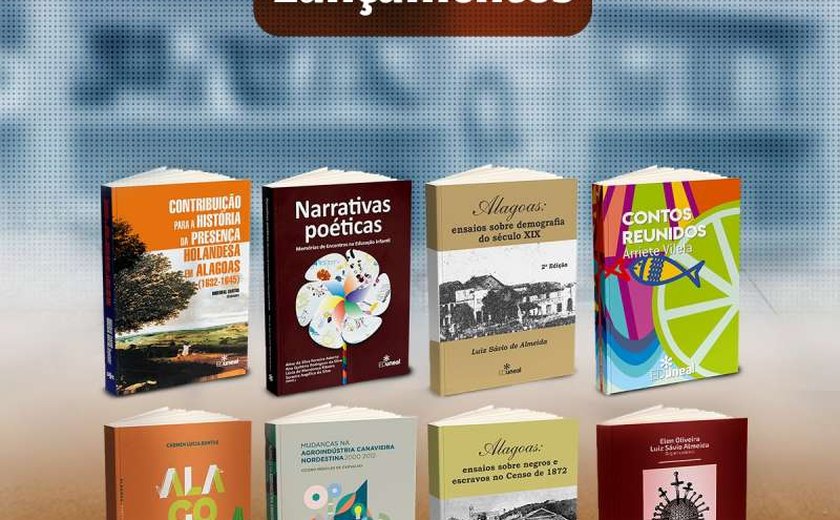 Eduneal lança livros de grandes nomes da literatura alagoana