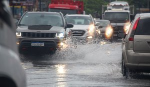 Inmet emite alerta de chuvas para Maceió e mais 47 cidades de AL