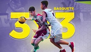 Delegação alagoana de basquete 3x3 embarca neste domingo para seletiva nacional dos Jogos Escolares Mundiais 2022