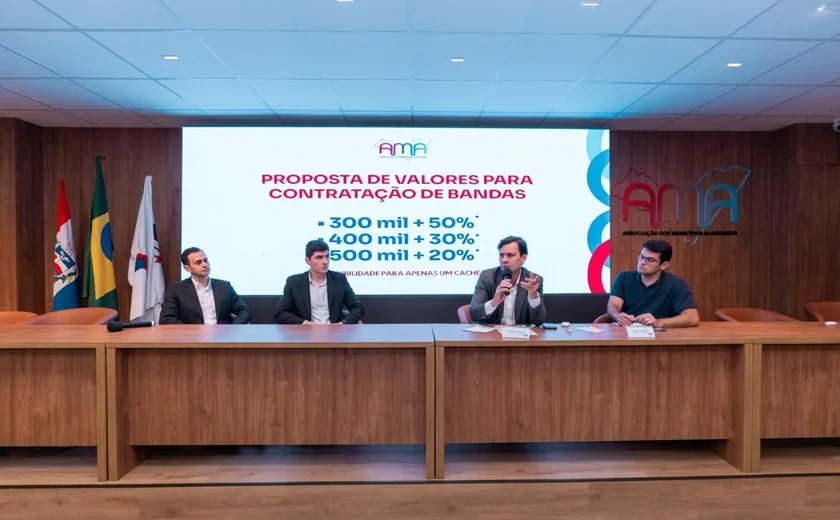 Prefeitos firmam pacto para teto de R$ 500 mil na contratação de bandas