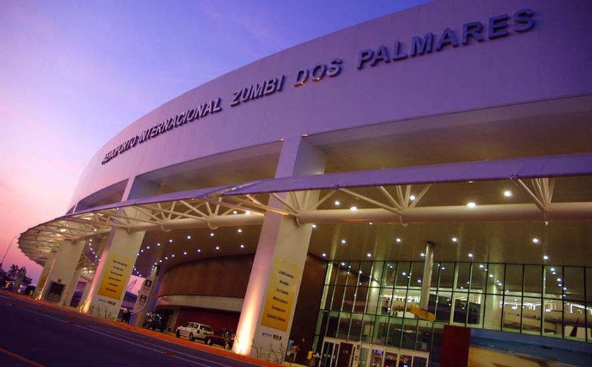 Aeroporto Zumbi dos Palmares espera alta de 4,2% na movimentação durante o Carnaval