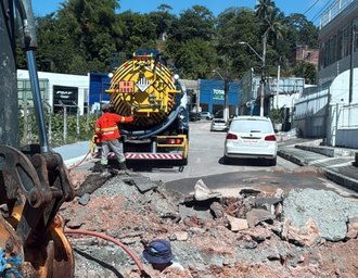 Seminfra desobstrui 622 metros de galerias durante ações de manutenção em julho