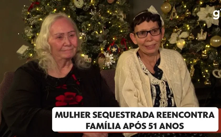 Mulher sequestrada na infância reencontra família após 51 anos