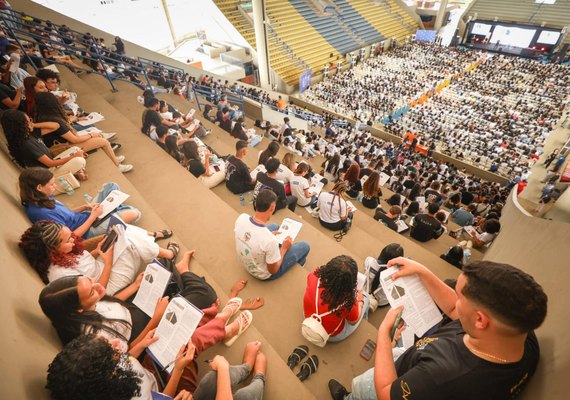Aulão Bora Vencer mobiliza mais de 2.500 estudantes em Maceió e encerra turnê de sucesso em Alagoas