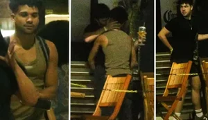 Influenciador alagoano e ator Lucas Leto são flagrados aos beijos em quiosque na Barra da Tijuca