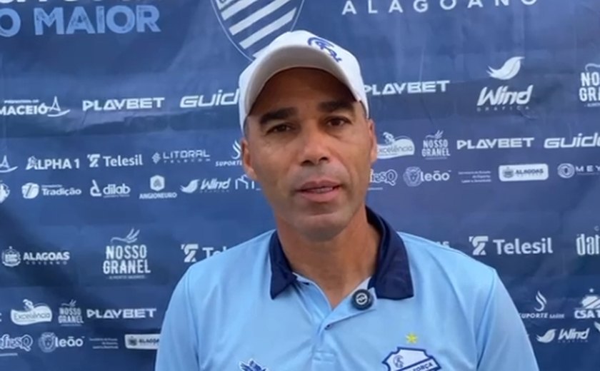 Técnico interino do CSA celebra atuação de jovens na Copa Alagoas