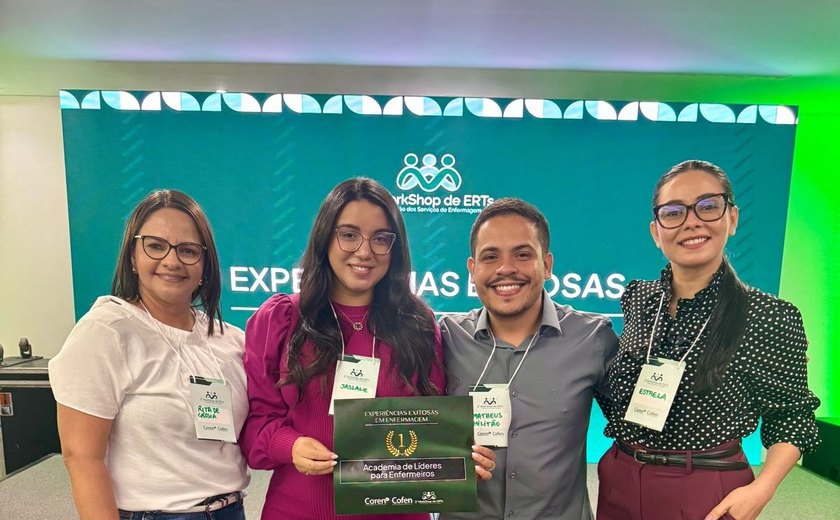 Profissionais da UPA Trapiche da Barra conquistam 1º lugar no 2º Workshop de Enfermeiros RT de Alagoas