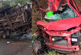 Mulher morre após colisão entre carro e carreta na Curva do S, na AL-220