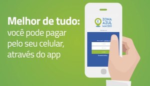 Veja como utilizar o aplicativo para a Zona Azul