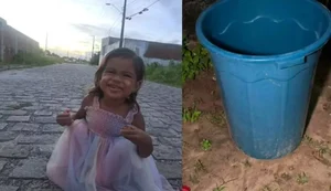 Criança de 2 anos morre afogada após cair em balde com água no quintal de casa em Natal