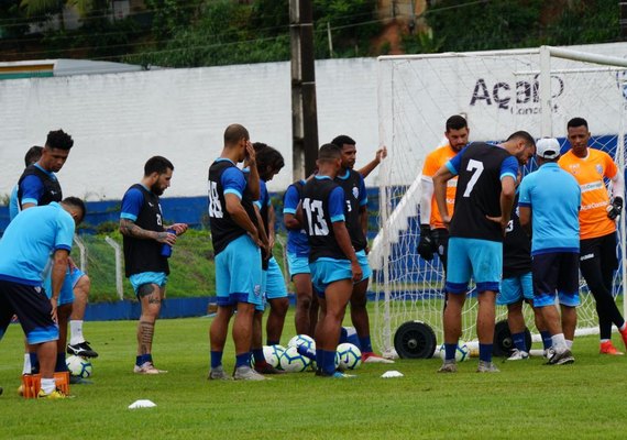 CSA divulga programação de treinos da semana até amistoso contra o Sport