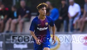 Emprestado pelo Palmeiras, Vitinho estreia no Barcelona B com gol em amistoso