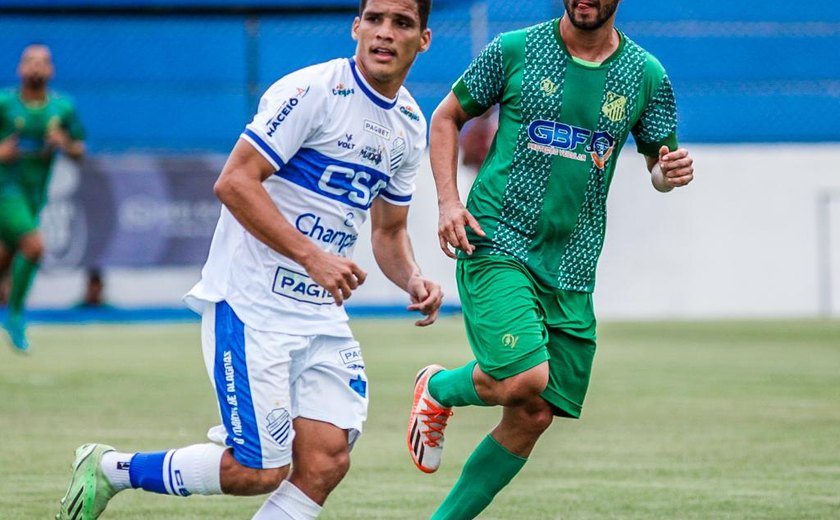 CSA vence Miguelense por 3 a 0 e vai para as quartas de final da Copa Alagoas