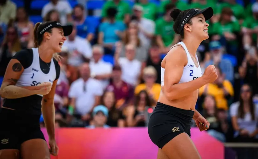 Brasileiras avançam para semifinal do Mundial de vôlei de praia