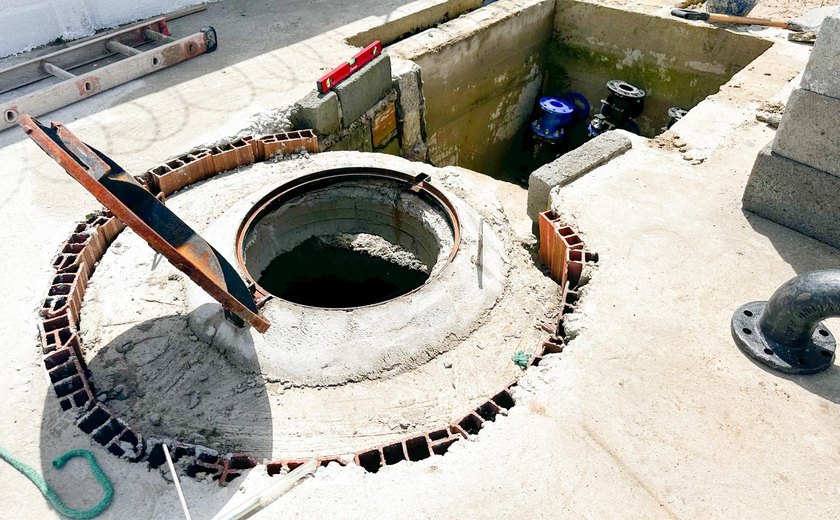 Em Maragogi, obras da Seinfra de esgotamento sanitário estão 90% prontas