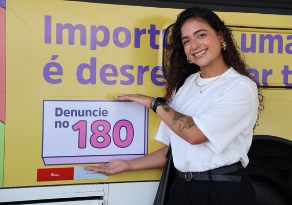 MP/AL apoia campanha de combate à importunação sexual contra a mulher no transporte coletivo urbano