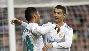 Benzema, Casemiro e Cristiano Ronaldo marcam e Real vence o Málaga