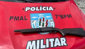 PM/AL apreende armas e drogas em ações no Sertão e Zona da Mata