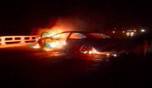 Bando incendeia veículo e ataca carro-forte no Sertão de Alagoas