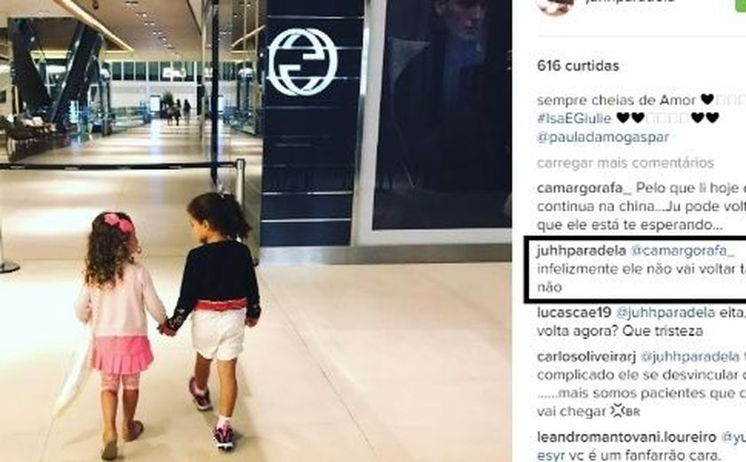 Esposa de Luis Fabiano frustra Vasco e diz que ele não volta tão cedo