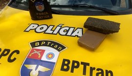 BPTran apreende drogas no bairro do Pinheiro e quatro suspeitos conseguem fugir