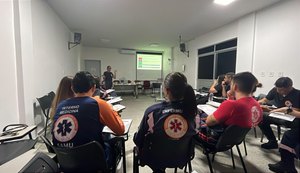 Samu Alagoas promove curso sobre reanimação e transporte de recém-nascidos