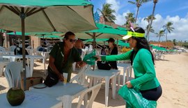 Carnaval Sustentável: praia do Gunga recebe ação de conscientização ambiental