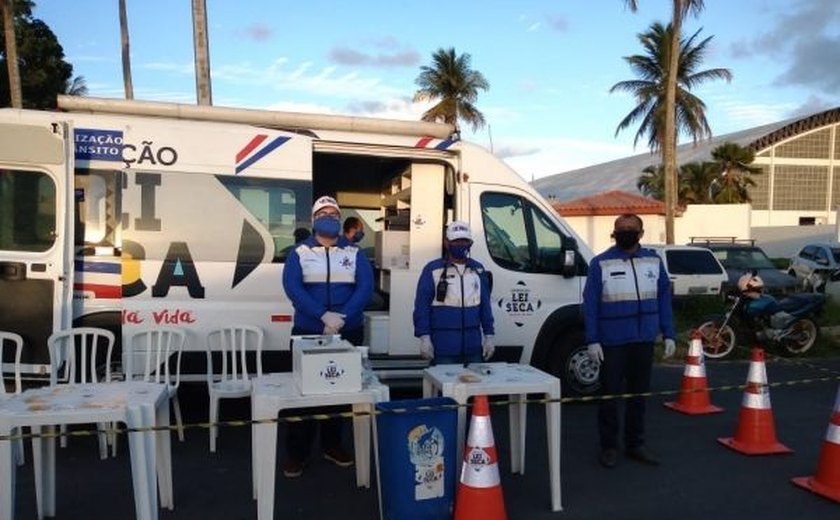 Detran de Alagoas reforça operação Lei Seca durante a Semana Santa