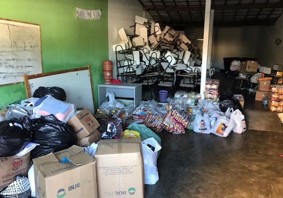 Policiais Civis de Alagoas e PRFs se unem em campanha às vítimas da enchente de Santana