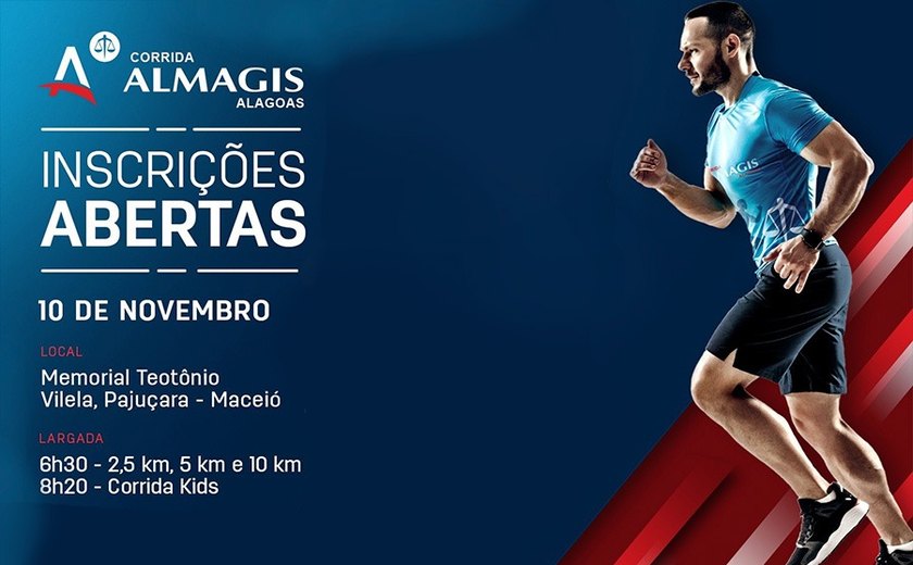 Associação Alagoana de Magistrados promove corrida de rua em 10 de novembro