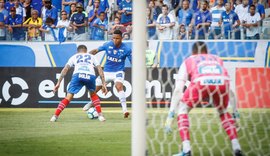 Cruzeiro empata com o Bahia e chega ao quinto jogo sem vitória no Brasileirão