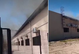Incêndio mobiliza Bombeiros em sede da Embrapa, em Ipioca