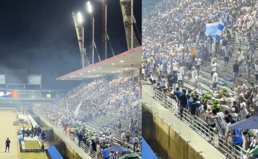PM justifica ação enérgica após tumulto em jogo entre CSA e Ituano