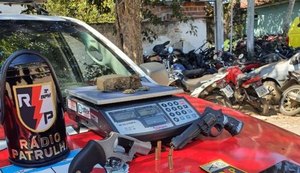 3º BPM apreende arma, maconha e recupera veículo e objetos roubados em Taquarana